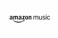 the amazon music logo on a white background