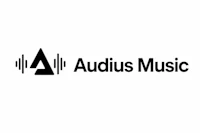 audius music logo on a white background